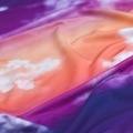 CloudySky LyckligDesign Violett-Apricot 647422 h