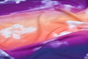 CloudySky LyckligDesign Violett-Apricot 647422 q