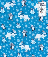 BirgitBoley SnowFlakes Eisbaer Pinguin h typo