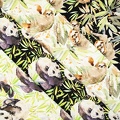 Lisa Waffeljersey Pandas Faultiere h