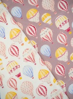 Maja Waffeljersey Heißluftballons pastell h