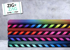 LyckligDesign ZIG+ZAG  3 q Typo