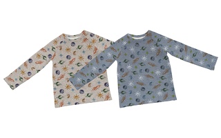 Raglanshirts Nils Planeten Raketen 401183 401253 COLL