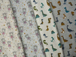 Nils Alpenfleece Feen Metallicdruck Dinosaurier q (2)