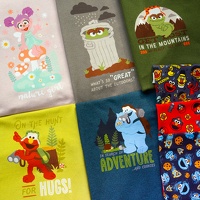 Sesamstrasse Sweat Panels Baumwolljersey quadr