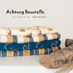 Achtung Baustelle by Sabine Marschall, Jersey Baumwolle 082313