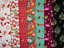 HollyHH25 Sweat alleFarben Weihnachtsfiguren Schneemaenner Borduere Sticker Dackel Weihnachtskugel q1