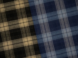 YukonHH25 Flanell Karos Klein beige blau 100299 100255 q2