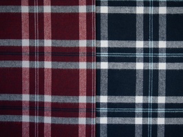 YukonHH25 Flanell Karos Klein rot dunkelblau 300937 300597 q1