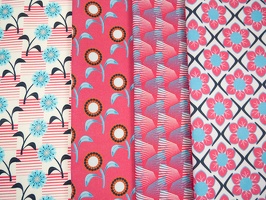 Rocha Canvas Blumen Streifen Kleingemusterd pink 333010 336934 330934 333010 q1