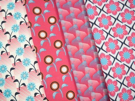 Rocha Canvas Blumen Streifen Kleingemusterd pink 333010 336934 330934 333010 q2