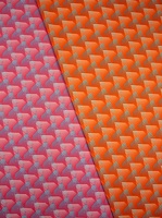 Rocha Canvas Kleingemusterd pink orange 330934 330424 h1