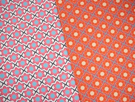 Rocha Canvas Retroblumen naturweiss pink orange 334010 334934 q2