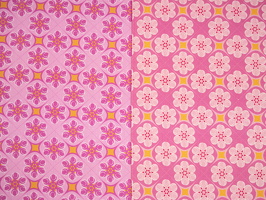 Bilbao Baumwollwebware Blueten Grafisch rosa pink 385431 385935 q1