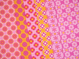 Bilbao Baumwollwebware Blueten Grafisch Tupfen Gemusterd q2