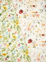 Tarrenz Baumwollwebware Blumen bunt weiss 413011 419011 h1