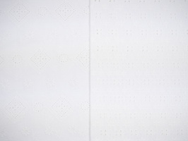Linz Baumwollstickerei Blueten Rauten weiss 916011 520011 q1