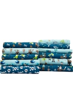 MrsMintdesign Ahoi Baumwolljersey  petrol helblau h 3