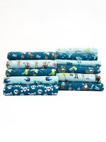 MrsMintdesign Ahoi Baumwolljersey  petrol helblau h 3b