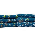 MrsMintdesign Ahoi Baumwolljersey petrol Papagai Affe Hai Oktopus Palme Piratenschiff h 4