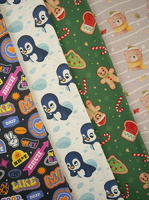 Isla hh25 Alpenfleece Sticker Pinguine Lebkuchen Baeren Streifen 307789 689010 383365 415172 h1