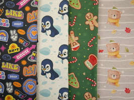 Isla hh25 Alpenfleece Sticker Pinguine Lebkuchen Baeren Streifen 307789 689010 383365 415172 q1