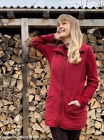 Frauenbaumarkt Merino-Fleece Merino-Strick 1338 2