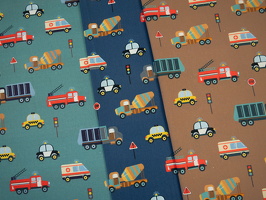 Bill Baumwollwebware Fahrzeuge smaragd jeansblau schlamm 825256 825744 825675 q2