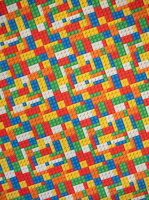 Bill Baumwollwebware Klemmbaustaune bunt 821999 h1