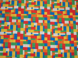 Bill Baumwollwebware Klemmbaustaune bunt 821999 q1