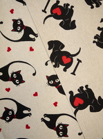 Petra Canvas Katzen Herzen Dackel Herzen 166172 125172 h1