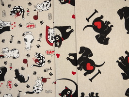 Petra Canvas Katzen Katzen Herzen Dackel Herzen 136172 166172 125172 q1