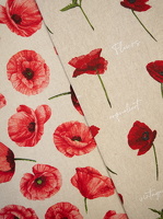Petra Canvas Mohnblumen Mohnblumen Schrift 161172 119172 h1