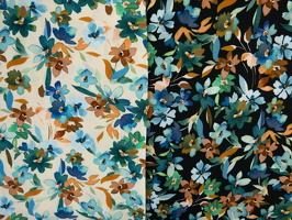 Julia Viskose blumen gruen blau beige schwarz 584170 584299 q1