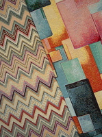 Oliver Gobelin Chevron Geometrisch beige bunt 864172 188999 h1