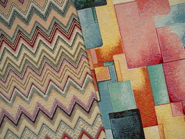 Oliver Gobelin Chevron Geometrisch beige bunt 864172 188999 q2