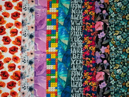 Elias Baumwolljersey Blumen Blaetter Buchstaben Klemmbausteine q1