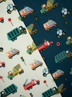 Elias Baumwolljersey Fahrzeuge naturweiss jeansblau 111009 111746 h1