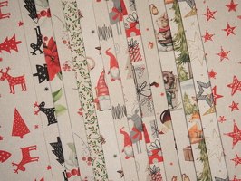 Christmas Dekostoff alleFarben q2