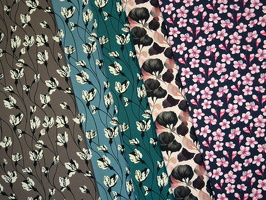 Kalamos Baumwolljersey alleFarben Blumen Floral Blueten q2