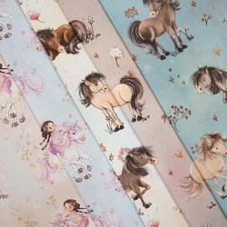 Traumpferde, Baumwollwebware 082886