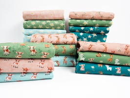 MrsMintDesign Alpenliebe Baumwolljersey alleFarben Steinboecke Kuehe Floral q1 2