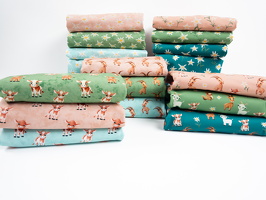 MrsMintDesign Alpenliebe Baumwolljersey alleFarben Steinboecke Kuehe Floral q2