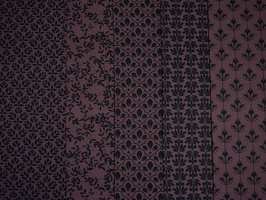 Eleonora Baumwollwebware Kleingemustert KleineBlaetter bordeaux q1