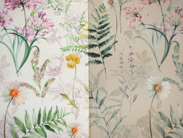 Laura Dekostoff Blumen bunt weiss kit 623011 623173 q1