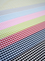 Checks Baumwollwebware  alleFarbenRaute 3mm h2