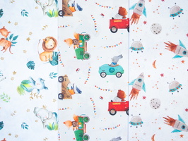 Malea Beschichtet Safaritiere Tiere-in-Autos Raumschiffe Planeten 434011 530011 553011 q1