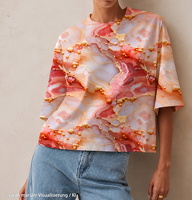 SarahMariam FlowingBloom FrenchTerry 523421 Quadrat